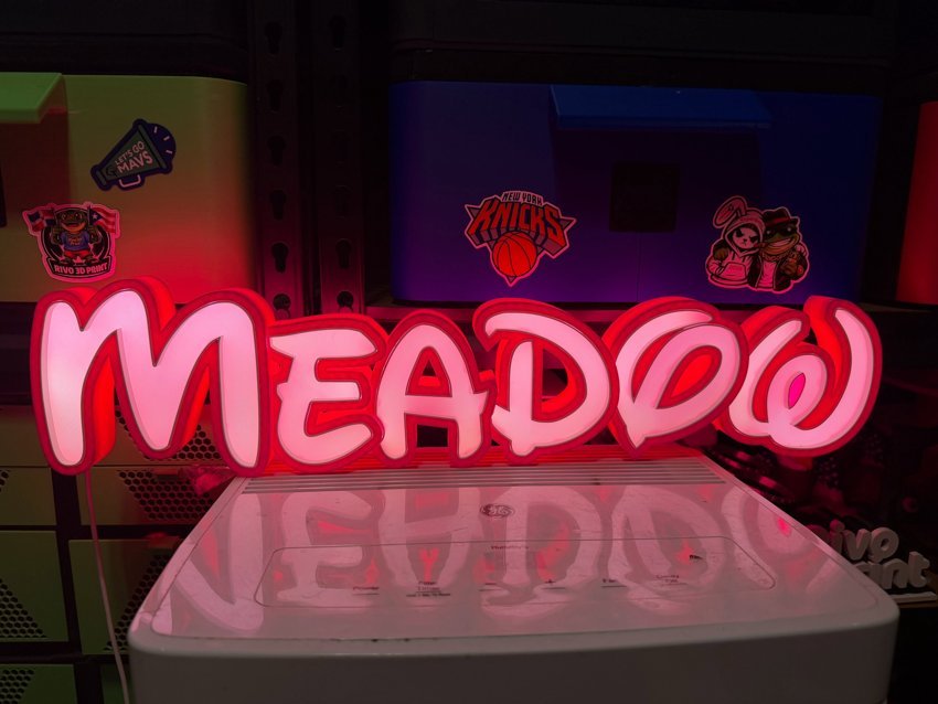 Personalized pink name light